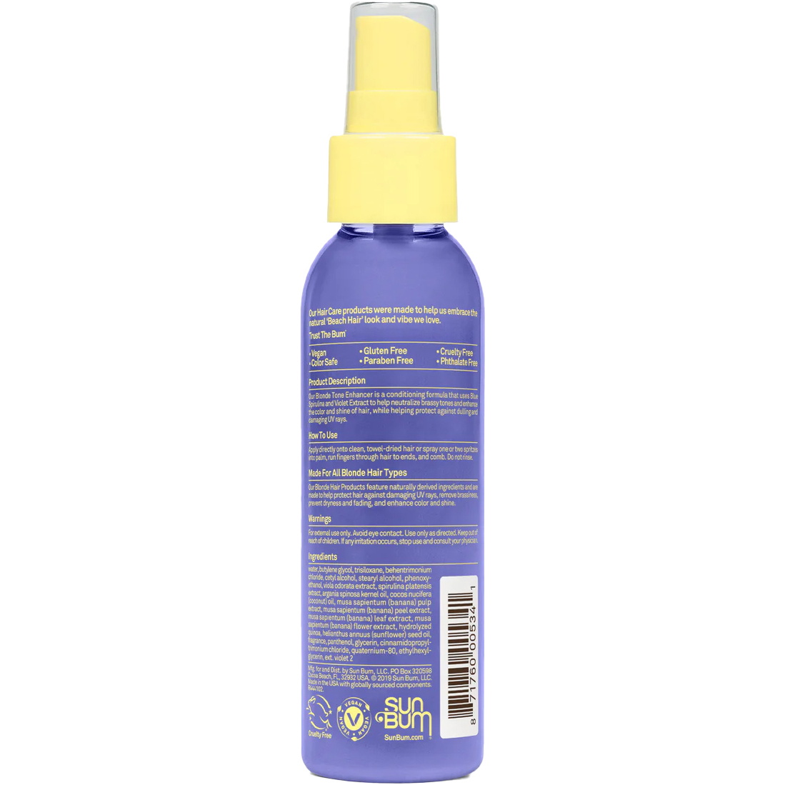2026 Sun Bum Blonde Tone Enhancer 118ml SB322445